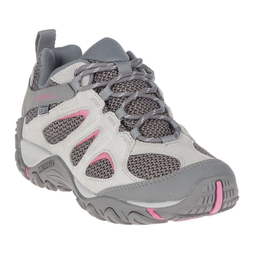 Chaussures Randonnée Merrell Yokota 2 Waterproof Grise/Blanche Femme | E.B.MUOY